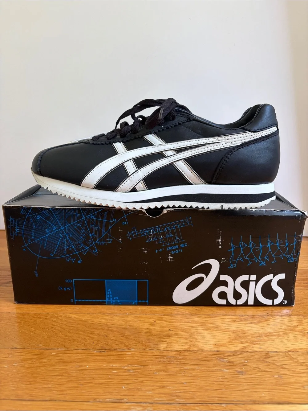 Deadstock Vintage ASICS Corsair Onitsuka Tiger Sneakers Running Shoes Size 10